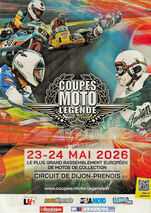 Coupes Moto Légende 2026